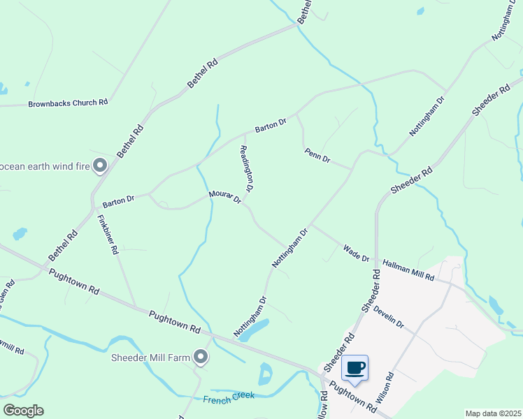 map of restaurants, bars, coffee shops, grocery stores, and more near 21 Mourar Drive in Spring City