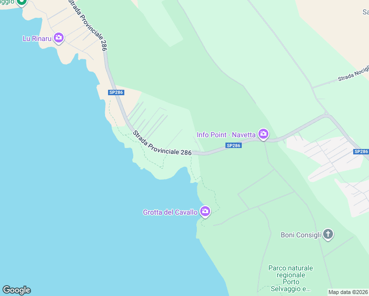 map of restaurants, bars, coffee shops, grocery stores, and more near 102 SP286 in Provincia di Lecce