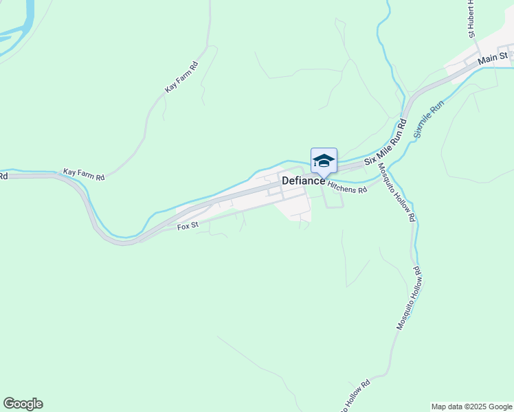 map of restaurants, bars, coffee shops, grocery stores, and more near in Defiance