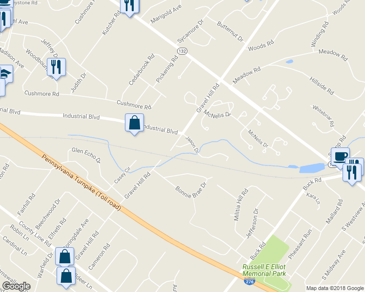 map of restaurants, bars, coffee shops, grocery stores, and more near 441 Nicholas Drive in Southampton