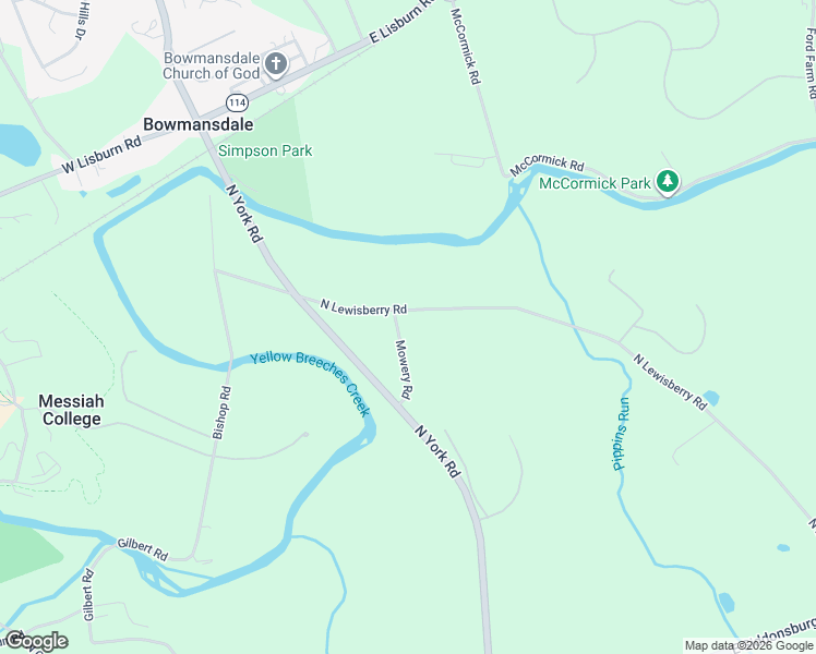 map of restaurants, bars, coffee shops, grocery stores, and more near 4 Mowery Road in Dillsburg