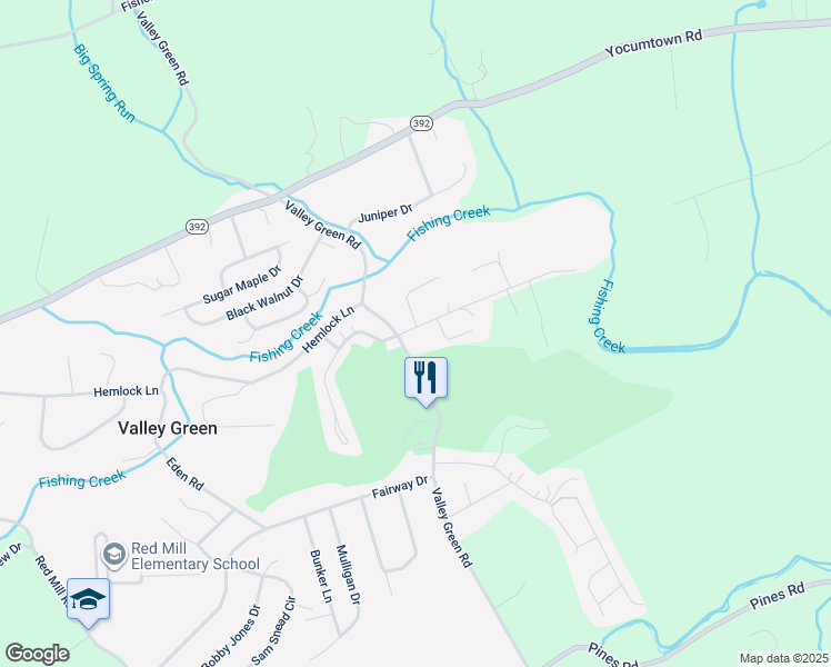map of restaurants, bars, coffee shops, grocery stores, and more near 1350 Stillhouse Lane in Goldsboro
