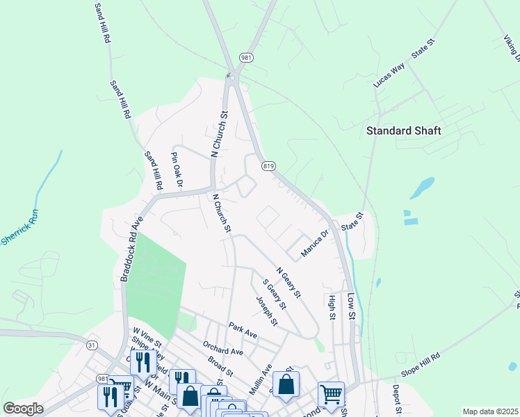 map of restaurants, bars, coffee shops, grocery stores, and more near 541 Renee Circle in Mount Pleasant