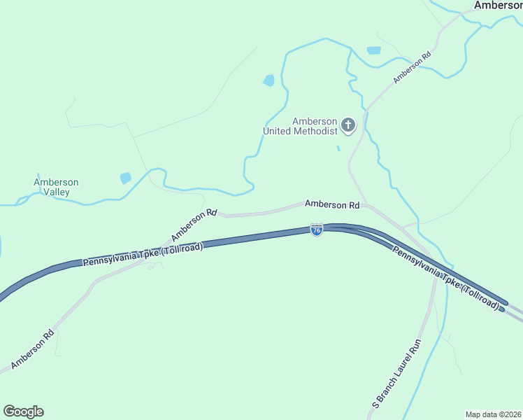 map of restaurants, bars, coffee shops, grocery stores, and more near 18493 Amberson Road in Spring Run