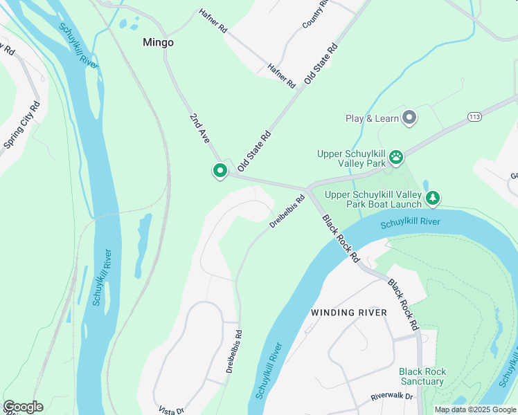 map of restaurants, bars, coffee shops, grocery stores, and more near 103 Bennington Road in Phoenixville