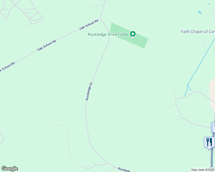 map of restaurants, bars, coffee shops, grocery stores, and more near 1425 Rockledge Drive in Carlisle