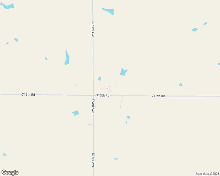 map of restaurants, bars, coffee shops, grocery stores, and more near 57305 713th Road in Fairbury