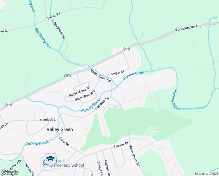 1085 Valley Green Road, Etters PA Walk Score