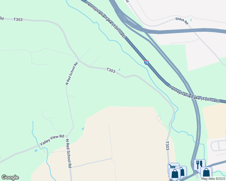 map of restaurants, bars, coffee shops, grocery stores, and more near 322 Swamp Road in Morgantown