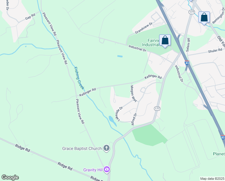 map of restaurants, bars, coffee shops, grocery stores, and more near 110 Scully Place in Lewisberry