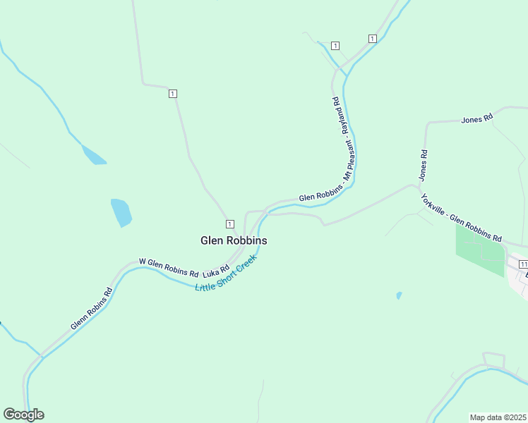 map of restaurants, bars, coffee shops, grocery stores, and more near 3514 County Road 1 in Rayland