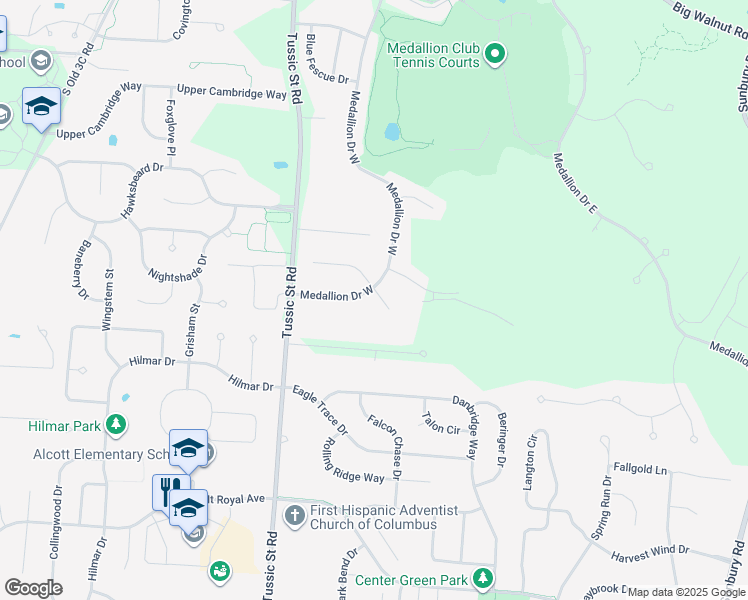 map of restaurants, bars, coffee shops, grocery stores, and more near in Westerville