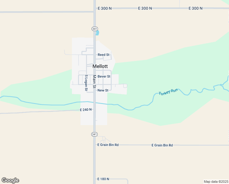 map of restaurants, bars, coffee shops, grocery stores, and more near 413 New Street in Mellott