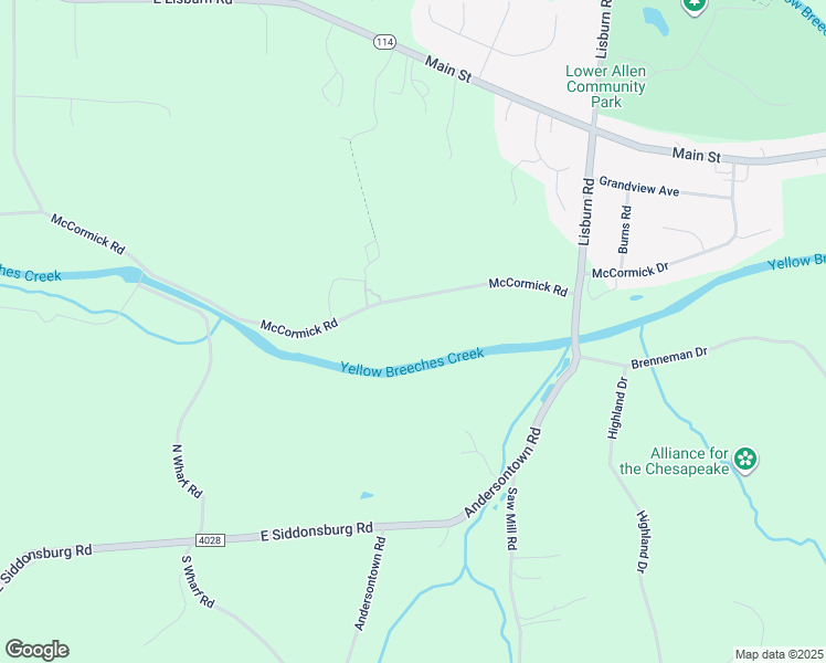 map of restaurants, bars, coffee shops, grocery stores, and more near 1224 McCormick Road in Mechanicsburg
