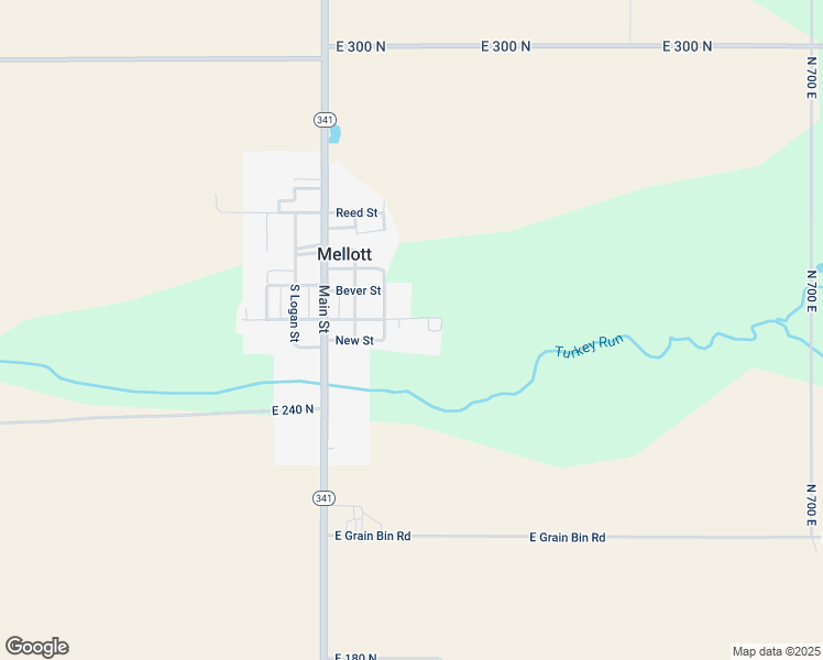 map of restaurants, bars, coffee shops, grocery stores, and more near 413 New Street in Mellott