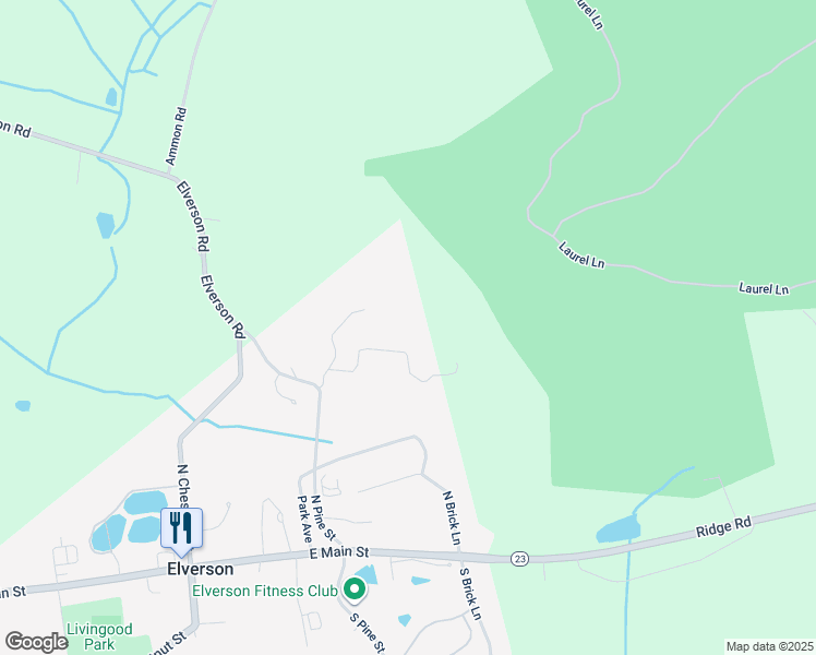 map of restaurants, bars, coffee shops, grocery stores, and more near 177 Blue Rock Hill in Elverson