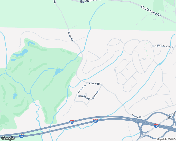 map of restaurants, bars, coffee shops, grocery stores, and more near 52 Gables Way in Jackson Township