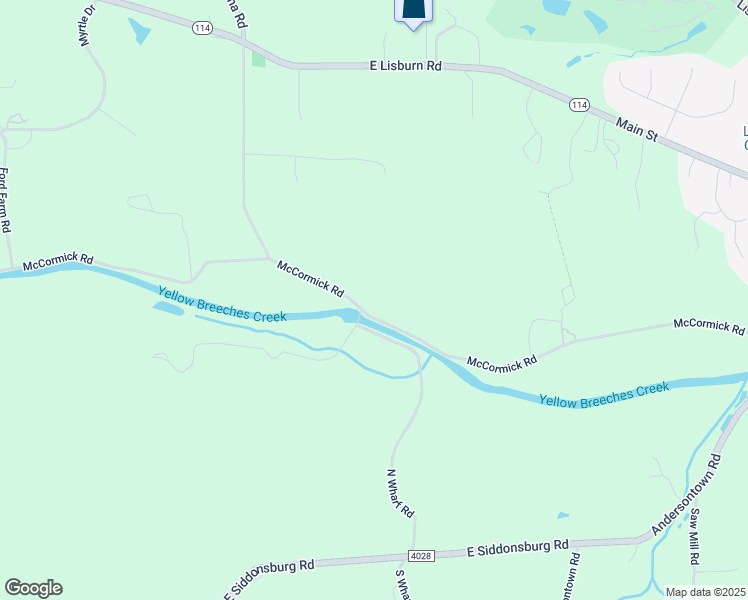 map of restaurants, bars, coffee shops, grocery stores, and more near 989 McCormick Road in Mechanicsburg