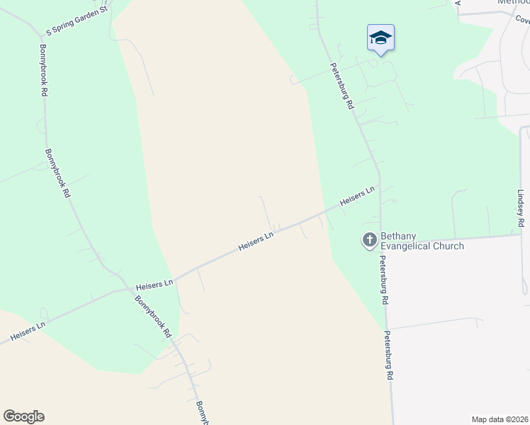 map of restaurants, bars, coffee shops, grocery stores, and more near 382 Heisers Lane in Carlisle