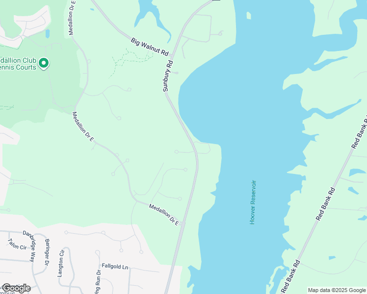 map of restaurants, bars, coffee shops, grocery stores, and more near 5646 Sunbury Road in Westerville