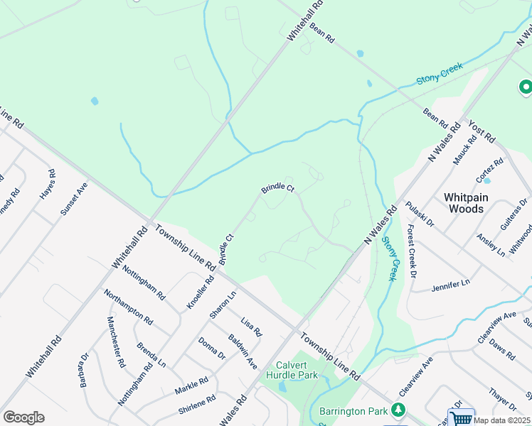 map of restaurants, bars, coffee shops, grocery stores, and more near 110 Shire Drive in Eagleville