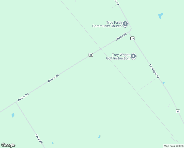 map of restaurants, bars, coffee shops, grocery stores, and more near 13017 Adams Road in Plain City