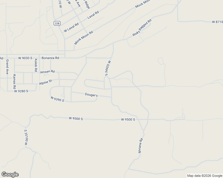 map of restaurants, bars, coffee shops, grocery stores, and more near Von Killer Hill in Duchesne County