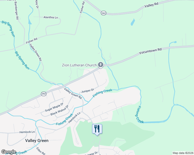 map of restaurants, bars, coffee shops, grocery stores, and more near 25 White Birch Lane in Goldsboro