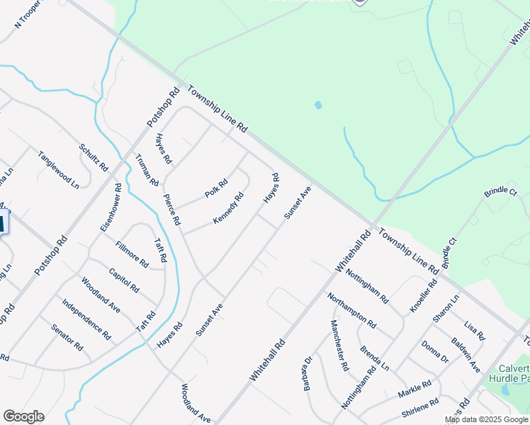 map of restaurants, bars, coffee shops, grocery stores, and more near 3226 Hayes Road in Norristown