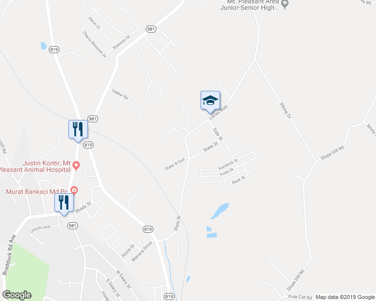 map of restaurants, bars, coffee shops, grocery stores, and more near 80 Wimbledon Drive in Mount Pleasant