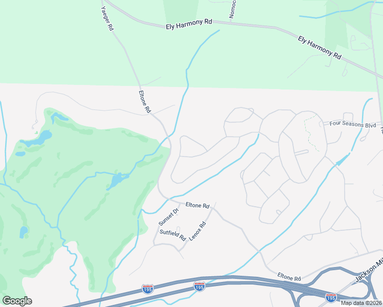 map of restaurants, bars, coffee shops, grocery stores, and more near 74 Gables Way in Jackson Township