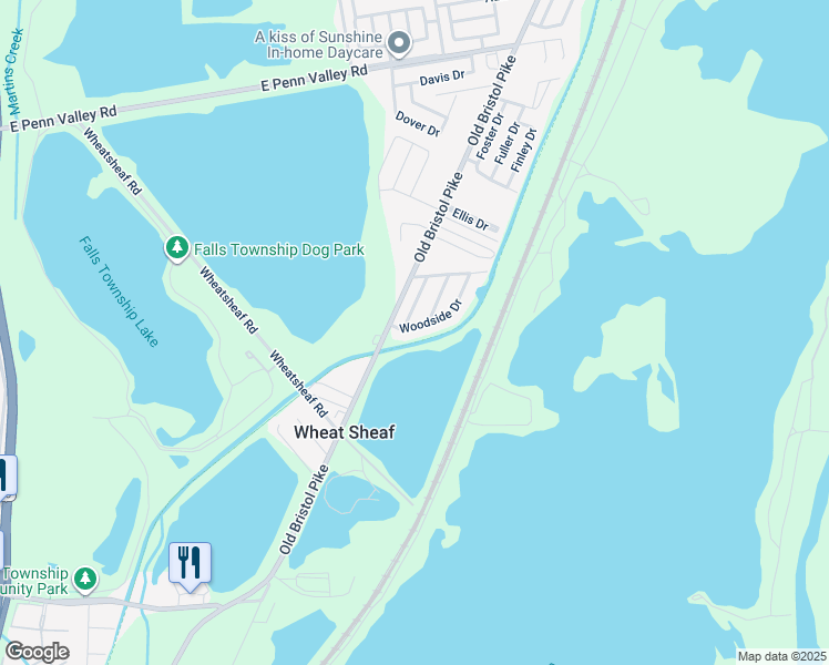 map of restaurants, bars, coffee shops, grocery stores, and more near 8008 Woodside Drive in Morrisville