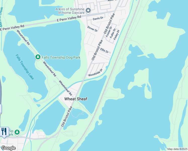 map of restaurants, bars, coffee shops, grocery stores, and more near 8008 Woodside Drive in Morrisville