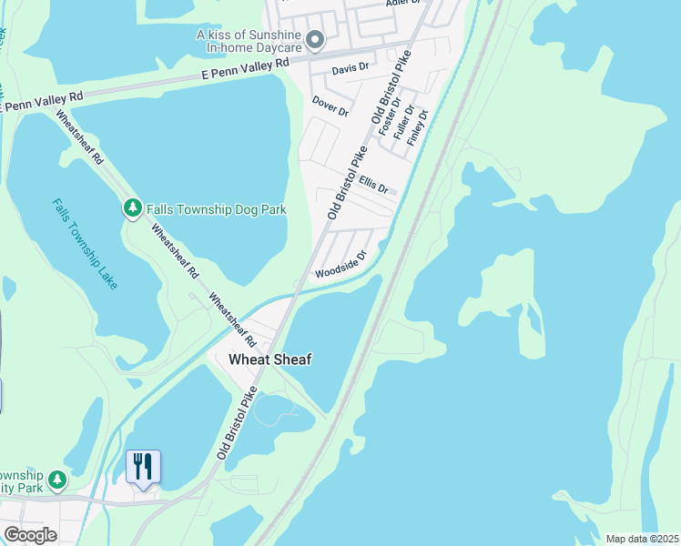 map of restaurants, bars, coffee shops, grocery stores, and more near 8012 Woodside Drive in Morrisville