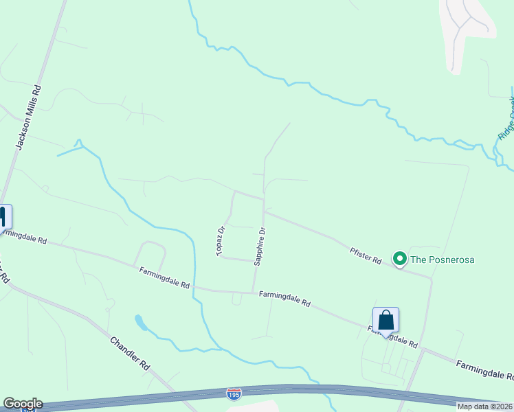 map of restaurants, bars, coffee shops, grocery stores, and more near 5 Ruby Court in Jackson Township