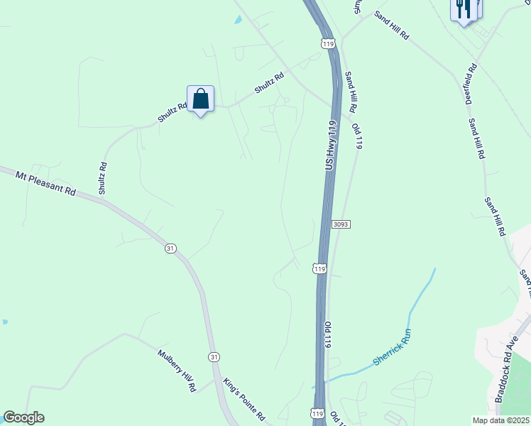 map of restaurants, bars, coffee shops, grocery stores, and more near 178 Gasland Road in Mount Pleasant