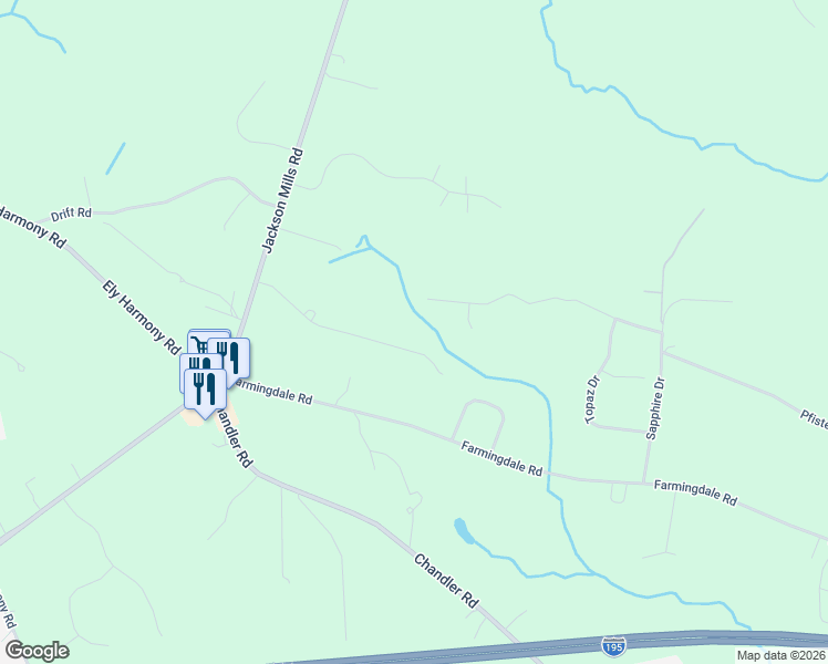 map of restaurants, bars, coffee shops, grocery stores, and more near 620 DeRose Lane in Freehold