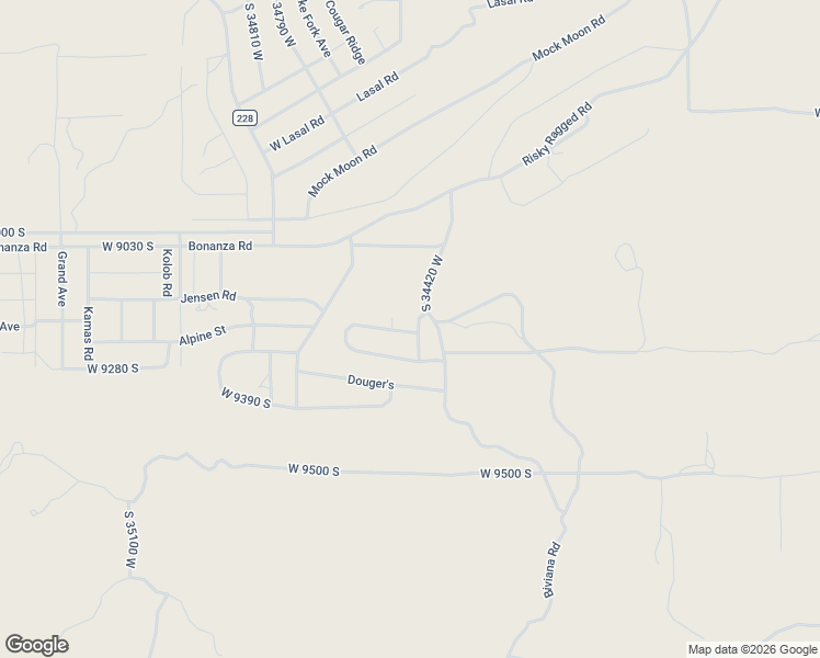 map of restaurants, bars, coffee shops, grocery stores, and more near Von Killer Hill in Duchesne