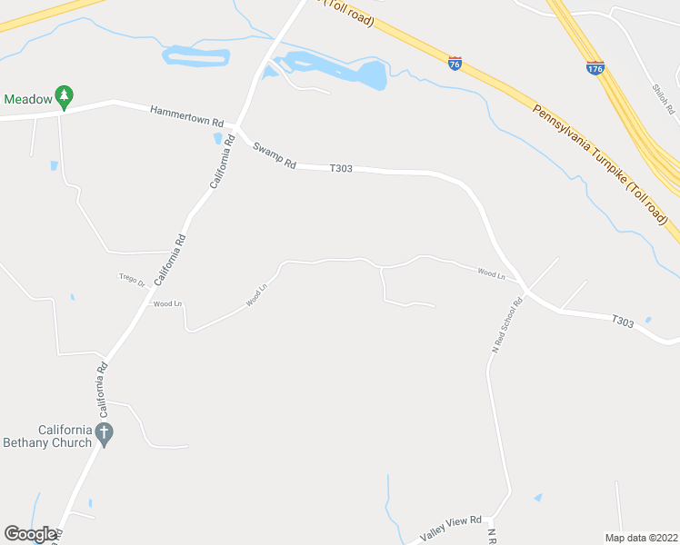 map of restaurants, bars, coffee shops, grocery stores, and more near 2666 Wood Lane in Morgantown