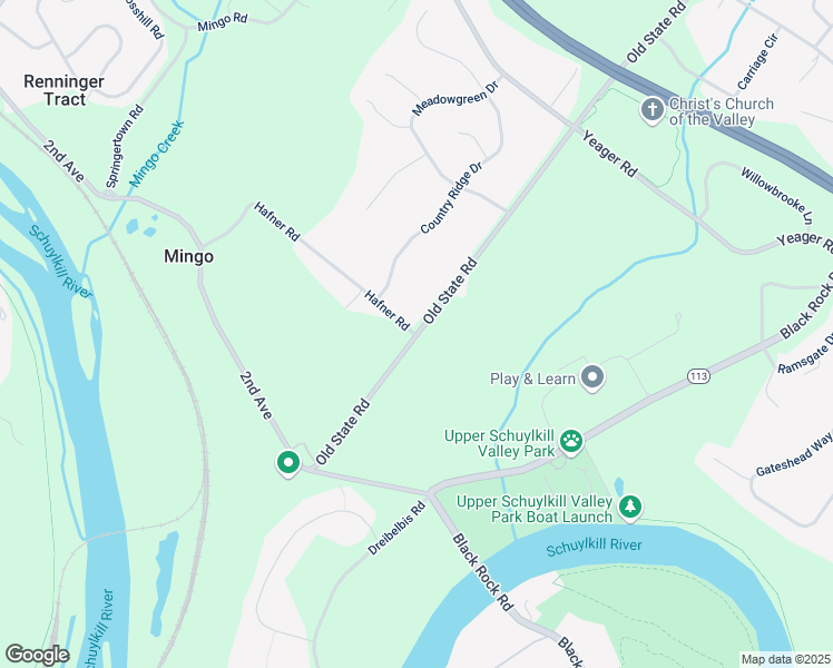 map of restaurants, bars, coffee shops, grocery stores, and more near 200 Old State Road in Royersford