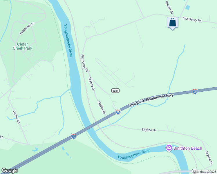 map of restaurants, bars, coffee shops, grocery stores, and more near 117 Alley Road in Smithton