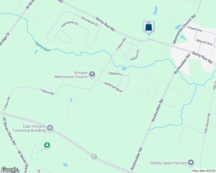 map of restaurants, bars, coffee shops, grocery stores, and more near 610 Hoffman Boulevard in Spring City