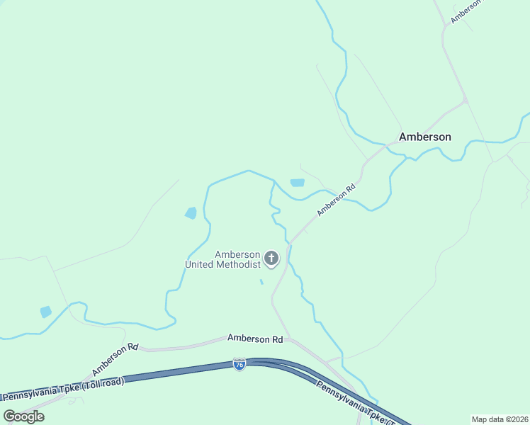 map of restaurants, bars, coffee shops, grocery stores, and more near 18951 Amberson Road in Spring Run