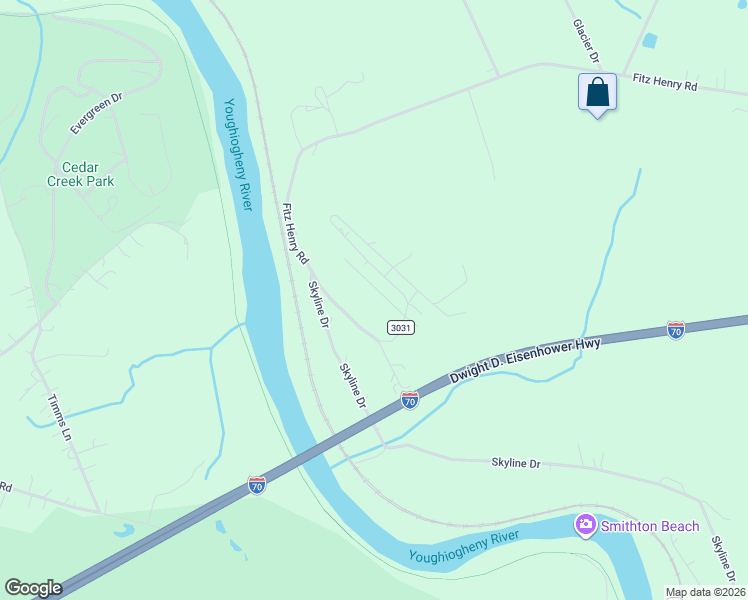 map of restaurants, bars, coffee shops, grocery stores, and more near 117 Alley Road in Smithton