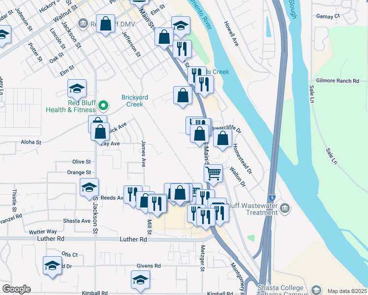 355 South Main Street, Red Bluff CA Walk Score