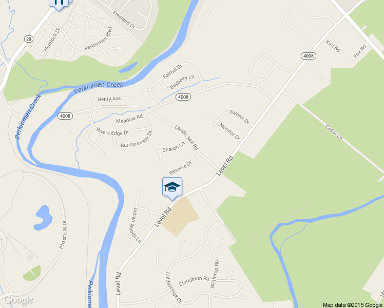 map of restaurants, bars, coffee shops, grocery stores, and more near 1701 Reserve Dr in Collegeville