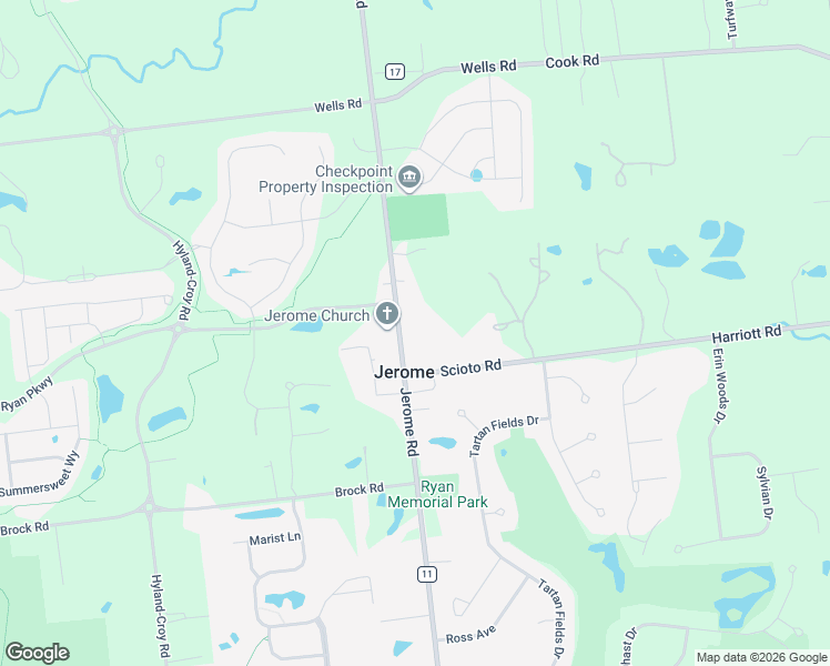 map of restaurants, bars, coffee shops, grocery stores, and more near in Jerome