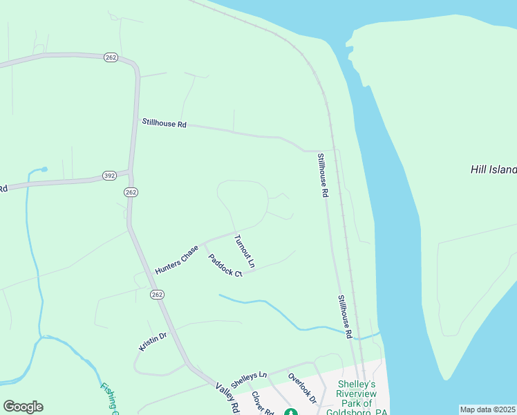 map of restaurants, bars, coffee shops, grocery stores, and more near 75 Hunters Chase in York County