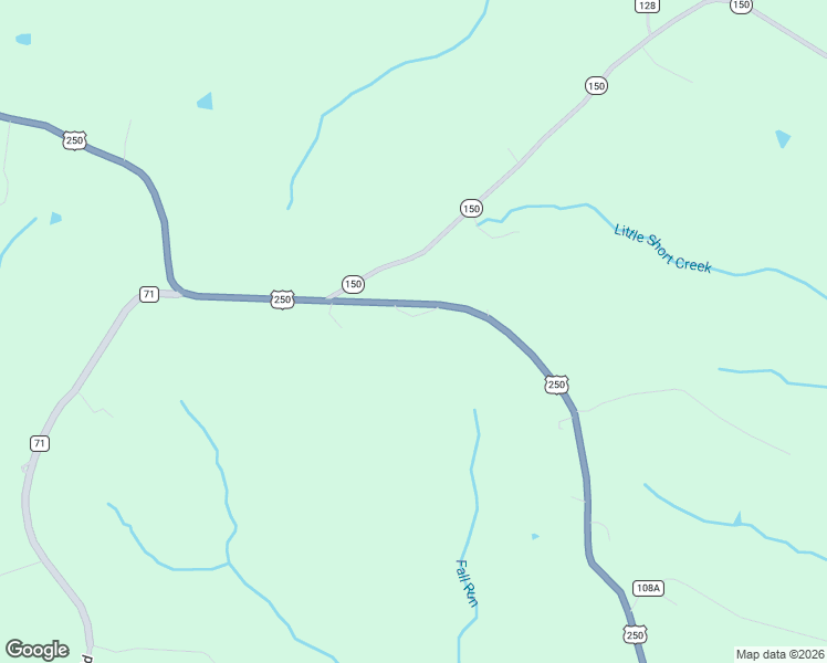 map of restaurants, bars, coffee shops, grocery stores, and more near 1537 U.S. 250 in Adena