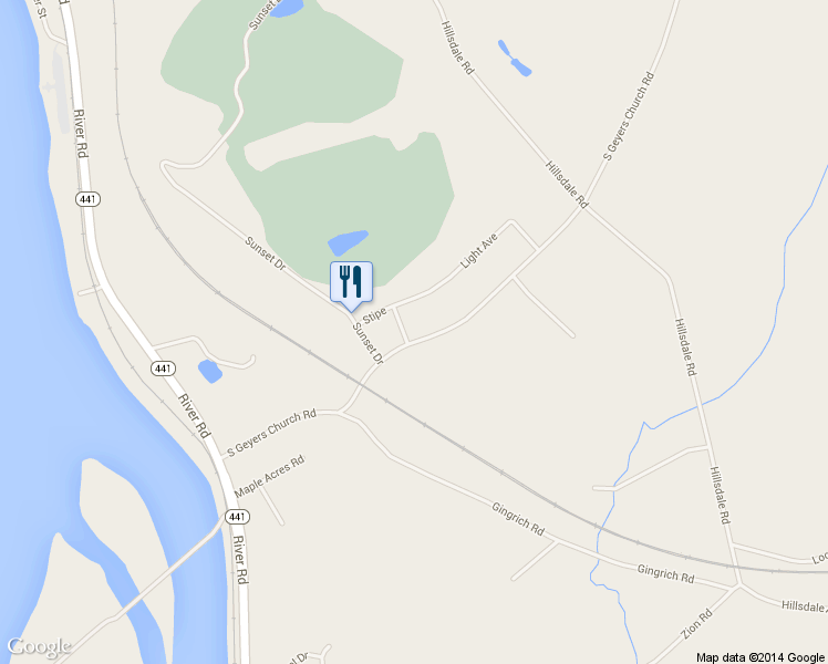 map of restaurants, bars, coffee shops, grocery stores, and more near 1978 Light Avenue in Middletown